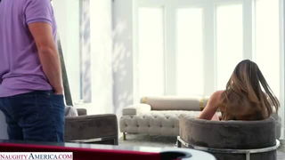 Sophia Burns takes huge cock full porn video