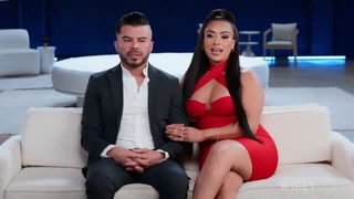 Sandra's red dress front-row show xxx video