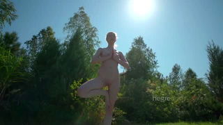 Vika Kucherenko naked outdoors hot sex scene