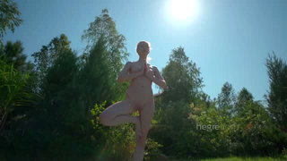 Vika Kucherenko naked outdoors hot sex scene