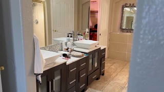 Crystal Clark bathroom vanity scene porn video