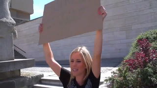 Leila Smith outdoor tease interview sex video
