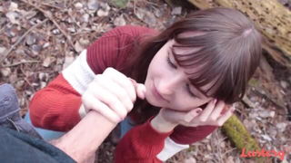 Forest handholding couple by Lustery sex movie