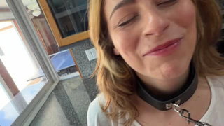 Renee Rose in collar close-up sex video