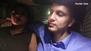 Hunter Asia car selfie sex video