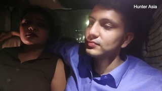 Hunter Asia car selfie sex video