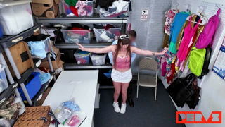 Alex Blake storage room tease hot porn clip