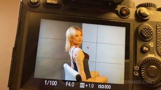 Blonde skinny model anal backstage porn video