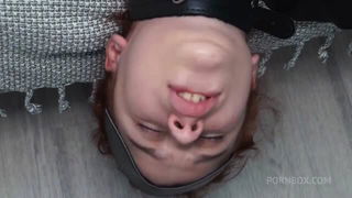 Watch Red Louboutin upside down gagged porn