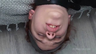 Watch Red Louboutin upside down gagged porn