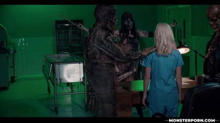 Emma Rosie zombie nurse threesome full porn video