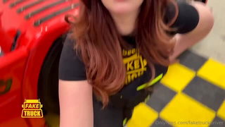 Erin Moore by red truck sex video